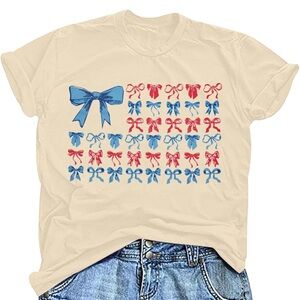 Patriotic Bow T Shirt